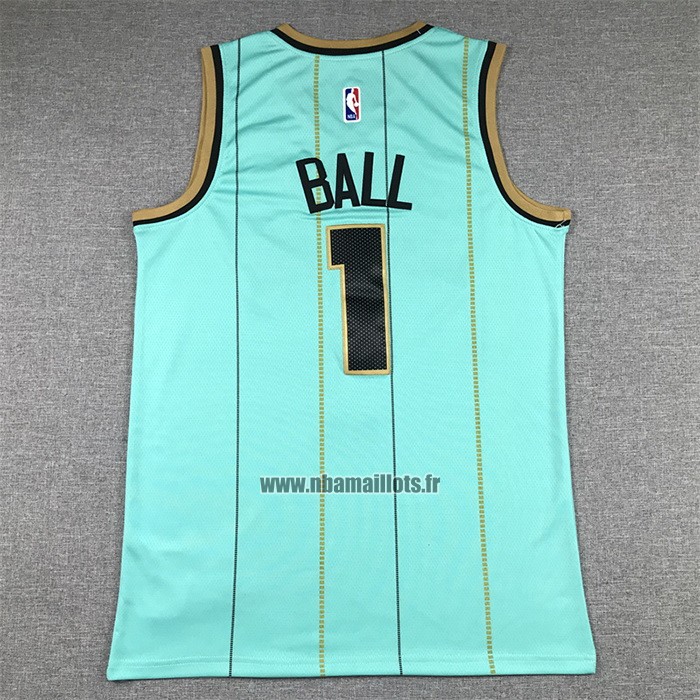 Maillot Charlotte Hornets Lamelo Ball NO 1 Ville Vert